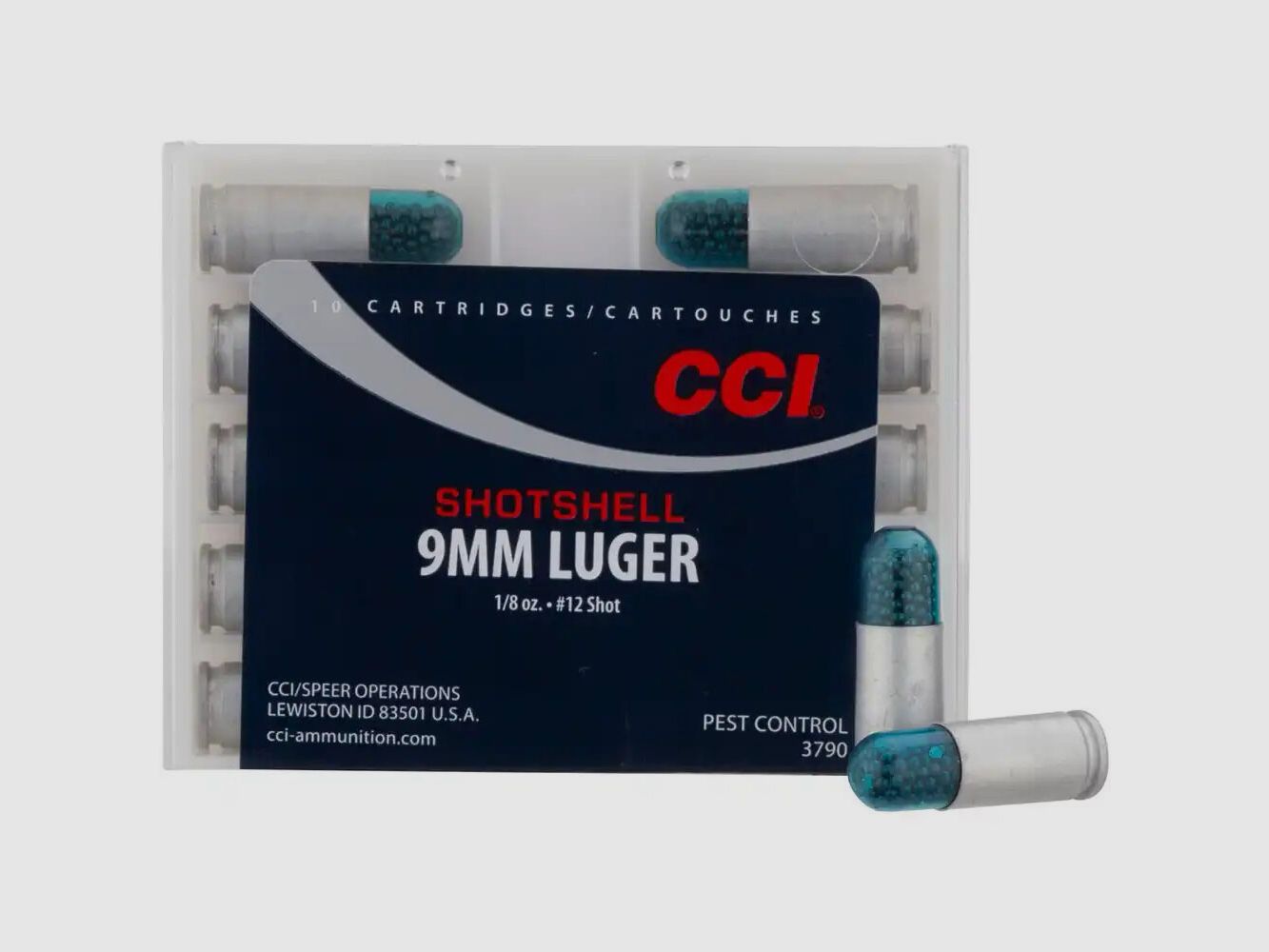 CCI SHOTSHELL #12 3,4g/53grs à10 9mmLuger