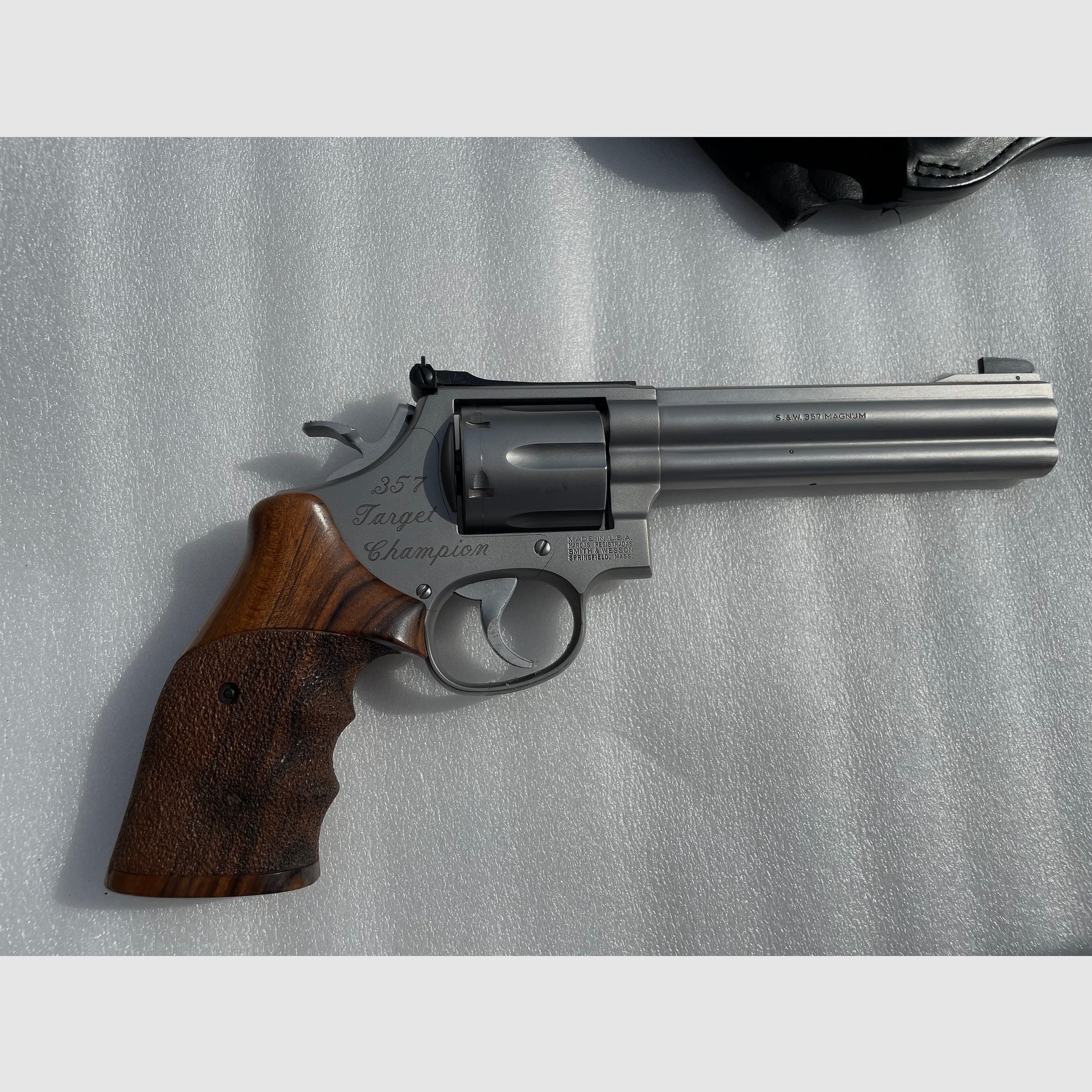 S&W Revolver Mod. 686 Target Champion, 6", cal. .357 Mag., stainl./matt