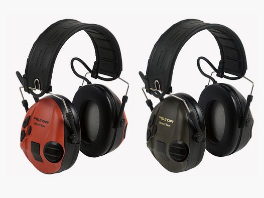 PELTOR M3 Protection auditive "Sport-TAC" -NOIR/ROUGE-