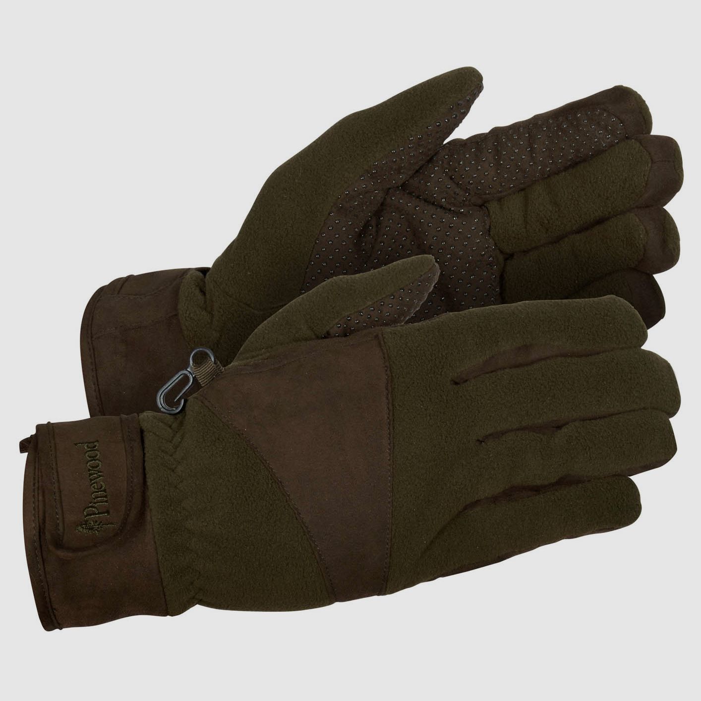 Pinewood Småland Hunters Extreme guanti in pile, H.Brown/Suede Brown