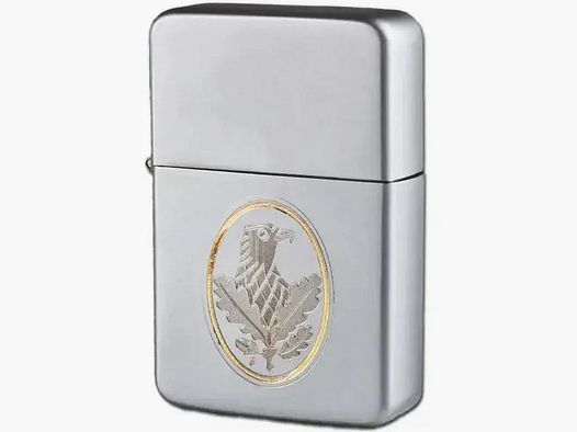 Accendino originale Bundeswehr Z-Plus gas con incisione cecchino