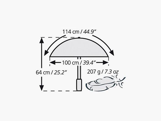 Euroschirm Swing Liteflex Rot