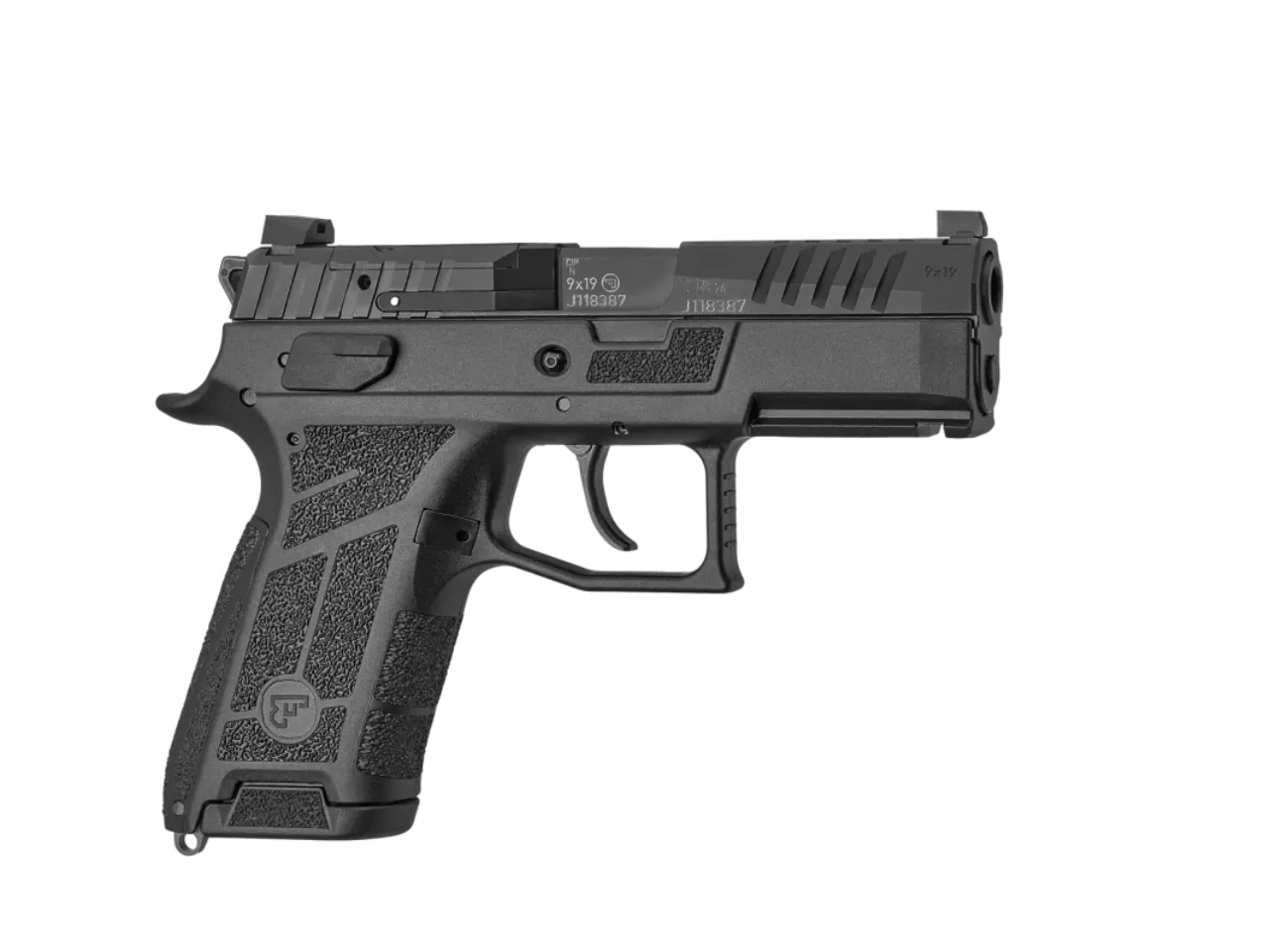 Pistolet CZ P-09 C Nocturne 9mm Para 15-Strzałów Kompakt z Szyną Optics-Ready