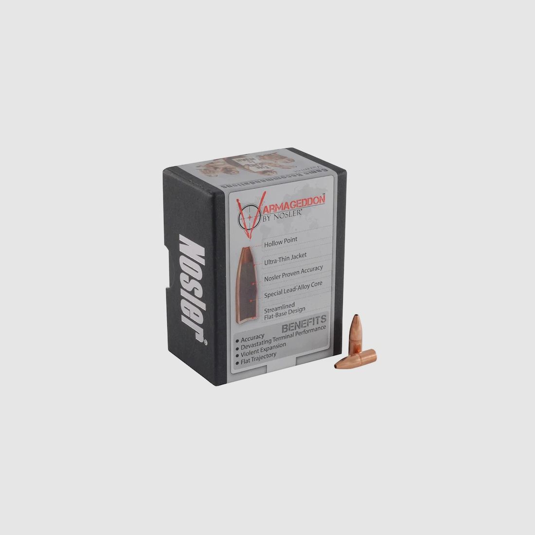 Balle Nosler Varmageddon .22/.224 62GR FBHP 100 pièces