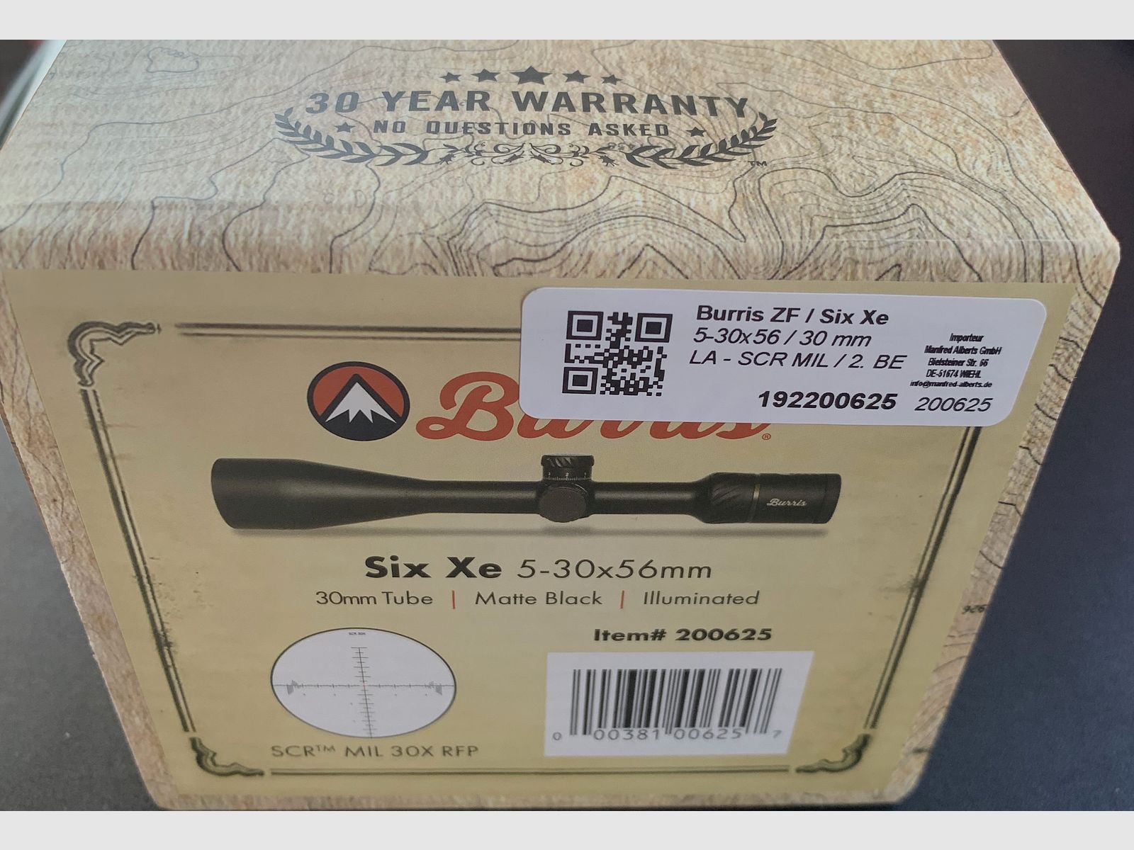 Burris Six Xe 5-30x56