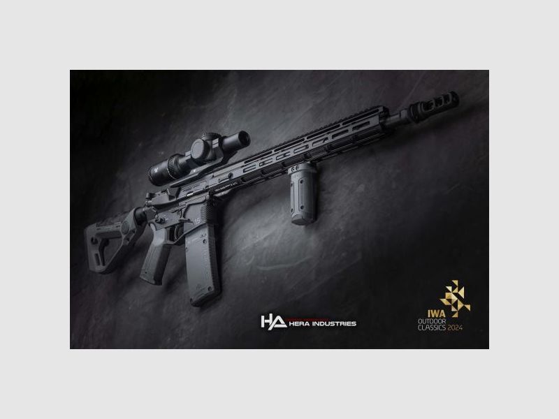 HERA-Arms Selbstladebüchse Mod. AR15 -16,75' IWA 2024 .223Rem   VORTEX Set