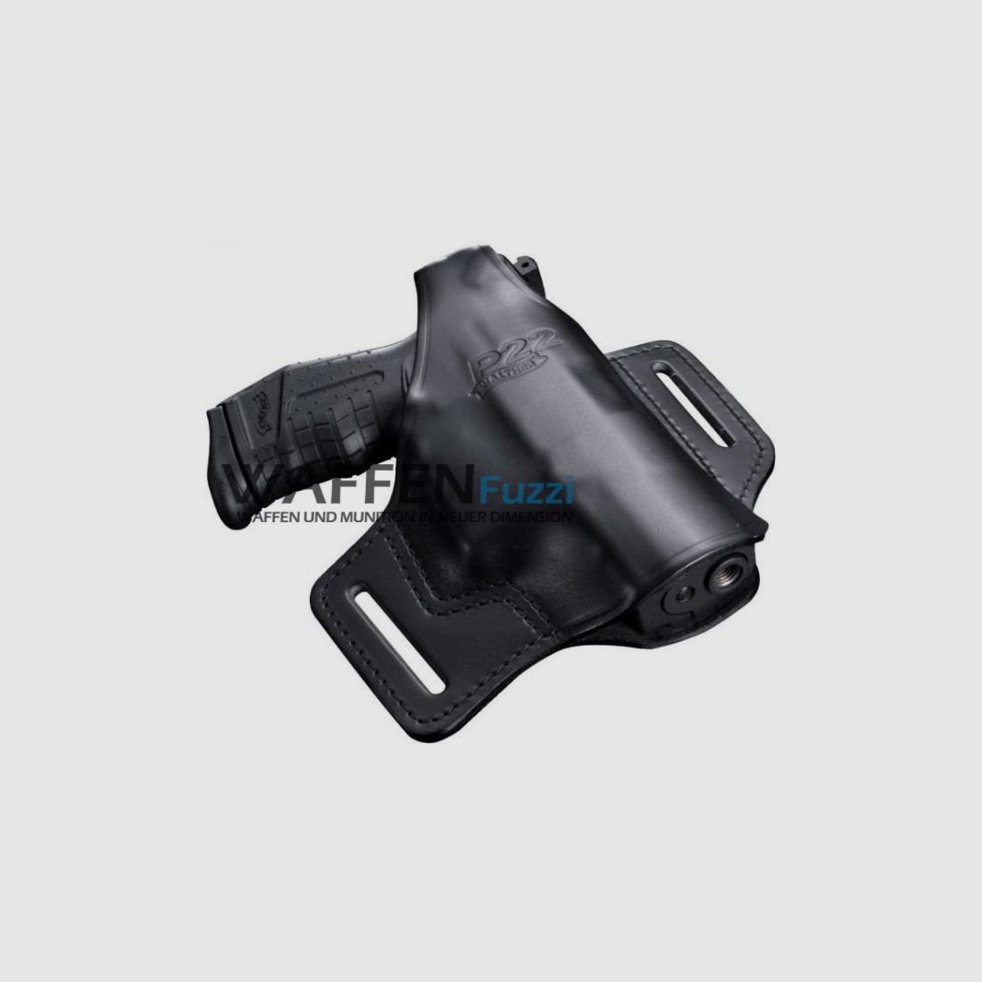 Gürtelholster Quick Defense aus Leder für Walther P22 P22Q