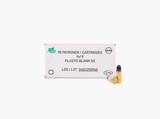 RWS Plastic Blank SX 50St 9mmLuger
