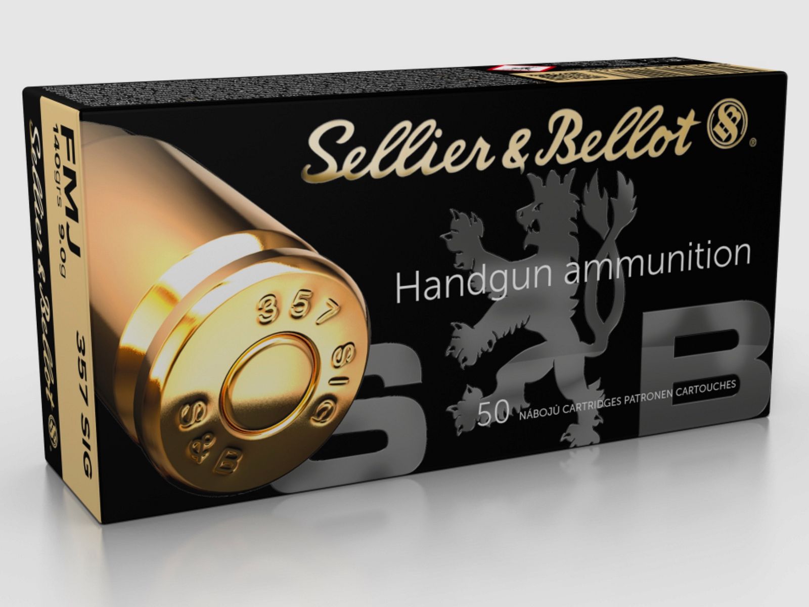Sellier & Bellot 65189 .357 SIG full metal jacket 9.0g/140grs.