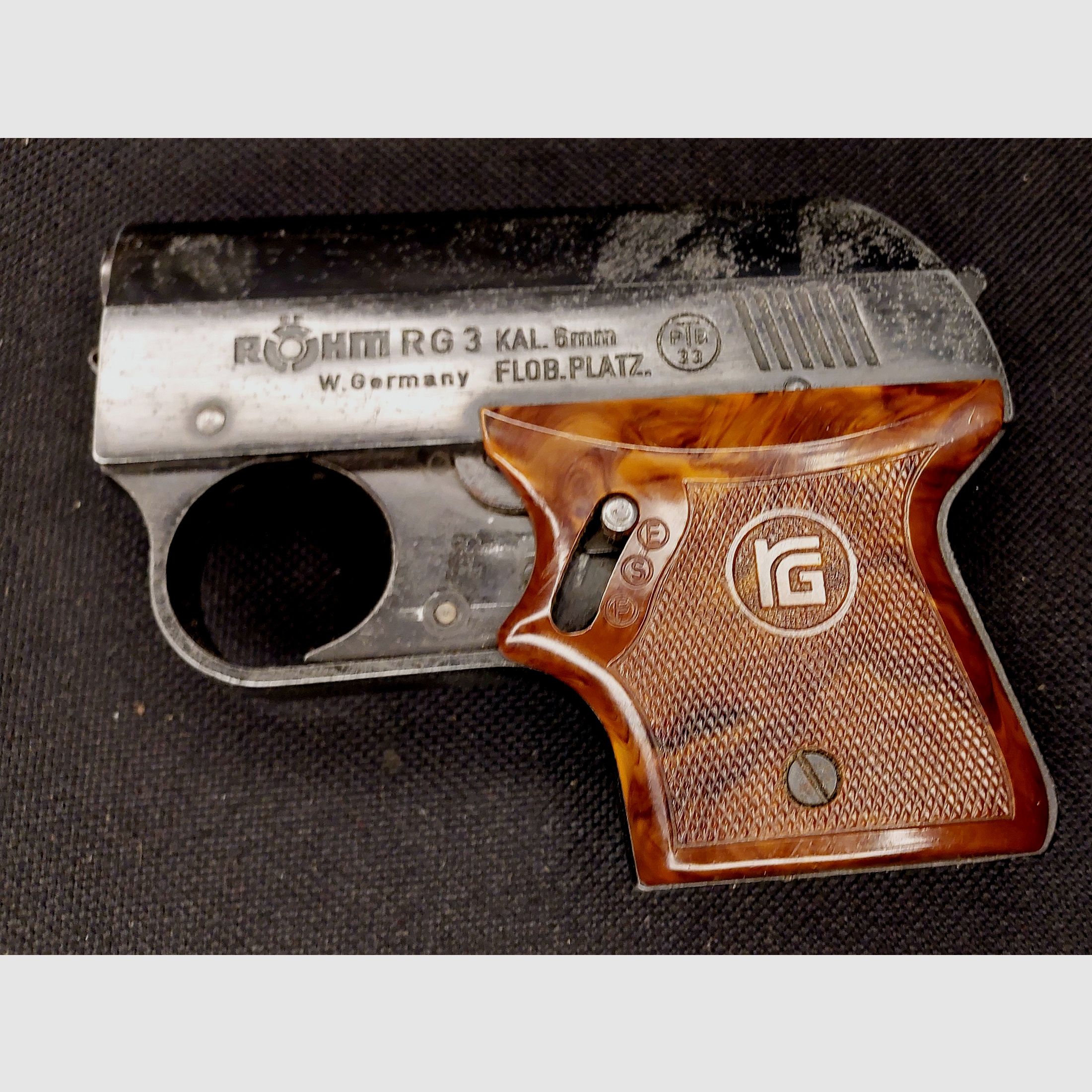 Pistola tascabile RG3 - Röhm RG 3 pistola a salve cal. 6mm Flobert (PTB 33)