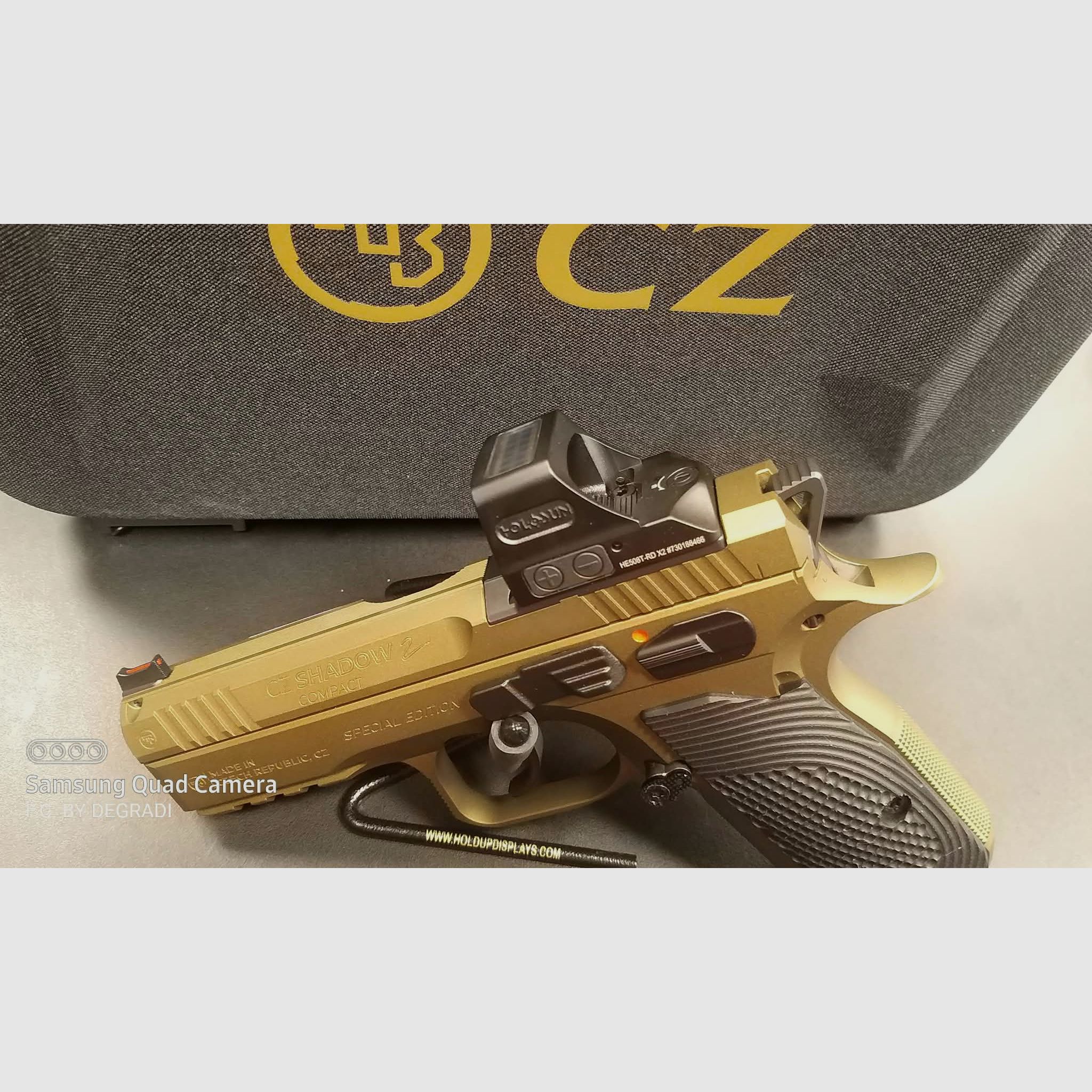 CZ SHADOW 2 COMPACT 9 X19 z HOLOSUN, zdjęcie 3 z 4