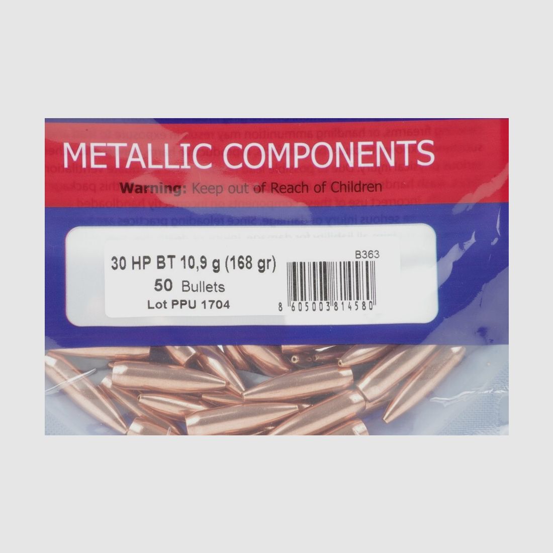 PPU Pociski .30 / .308 168 gr (10,9 g) HPBT