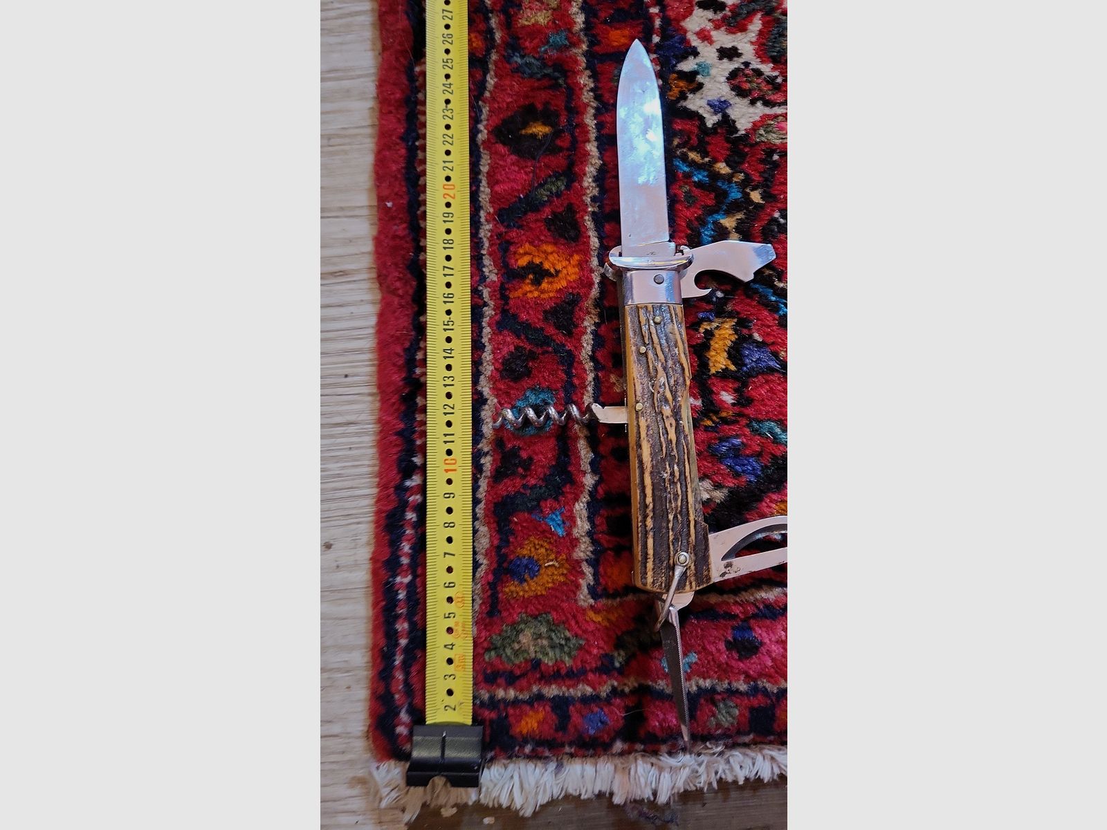 Coricama inoxid Jagdtaschenmesser mit Patronen zieher
