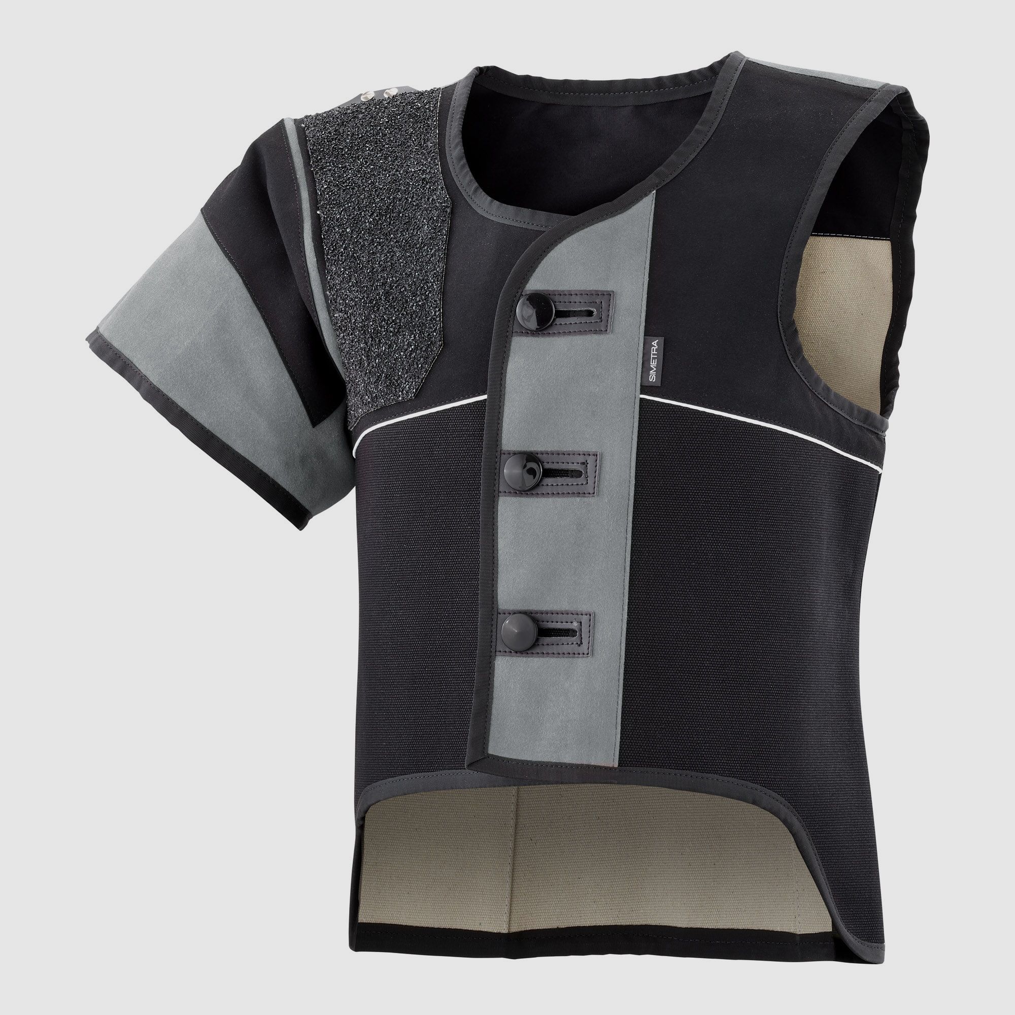 Simetra Primofit 10 Weste sitzend f. Linksschützen Schießjacke Leinen, Bild 2 von 2