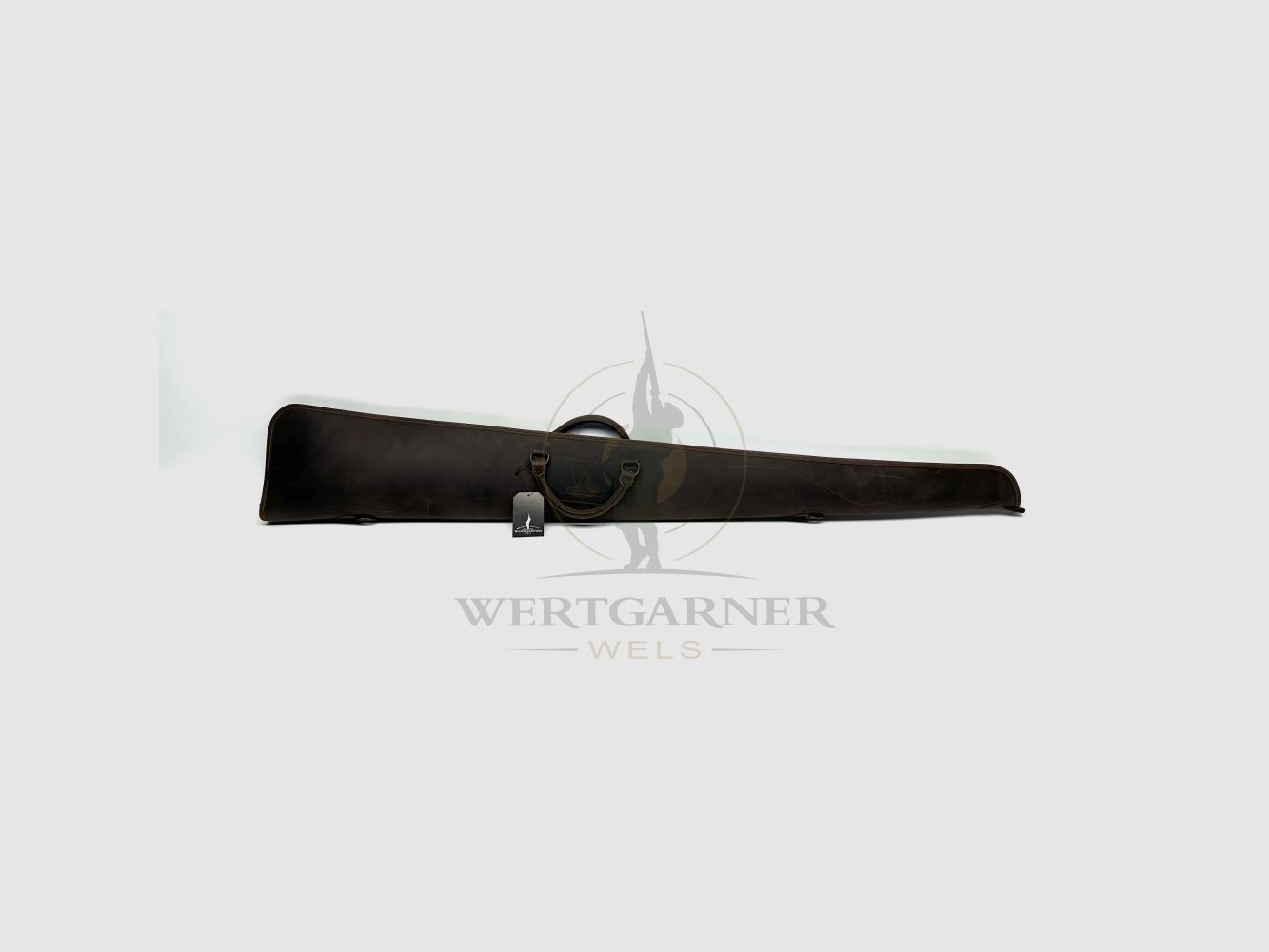 Wertgarner Gewehrfutteral für Schrotflinten mit Tasche aus Leder, Bild 1 von 4