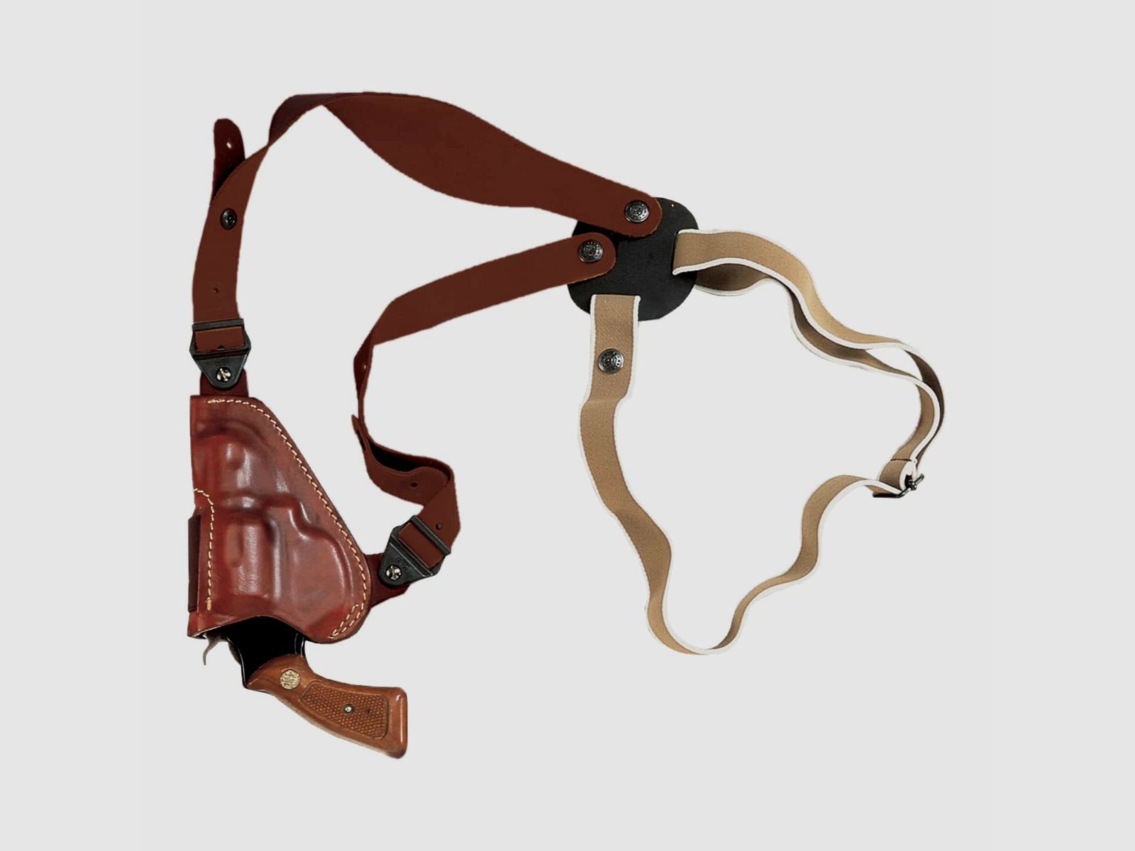 Vega Holster Upside Down Vertical Leather Shoulder Holster