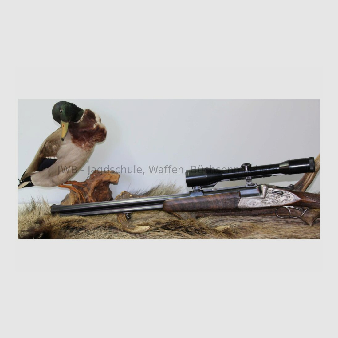 Sodia Bockbüchsflinte mit langen Seitenplatten 16/70;7x57R