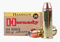 Hornady Custom .44 Rem. Mag. 300GR XTP 20 cartridges