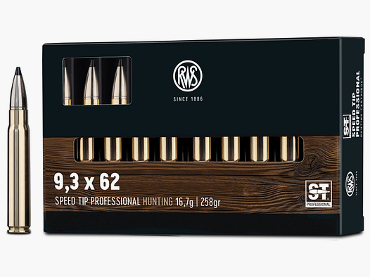 RWS 9,3x62 Speed Tip Pro 16,7g - 258gr
