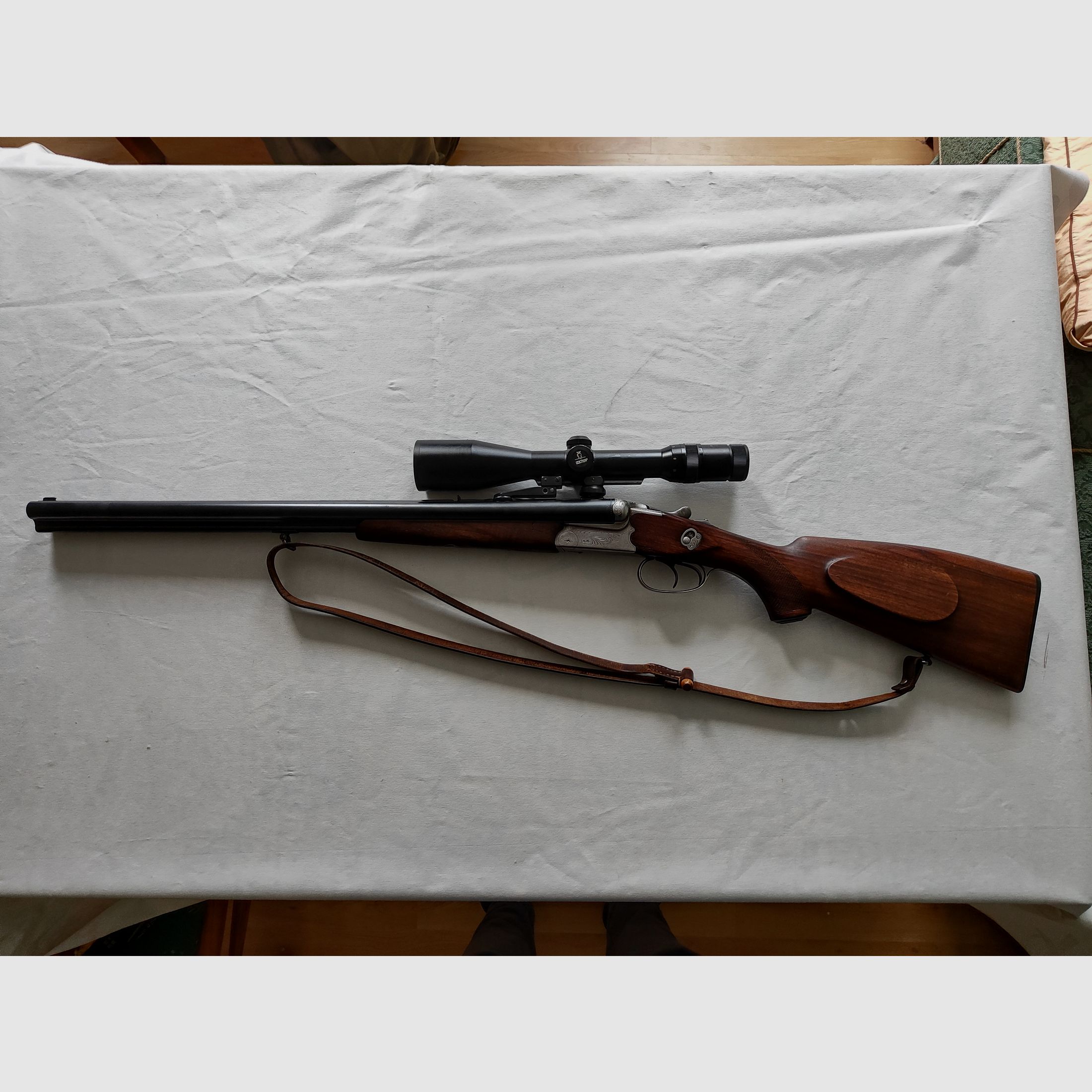 Brünner Bockbüchsflinte Kaliber 7x65 R 12/70 