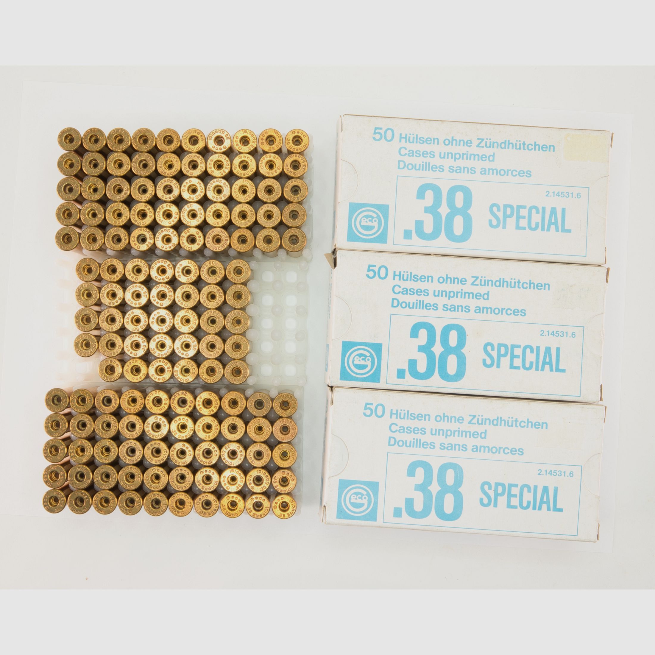 Hülsen GECO .38 SPECIAL 134 stuks