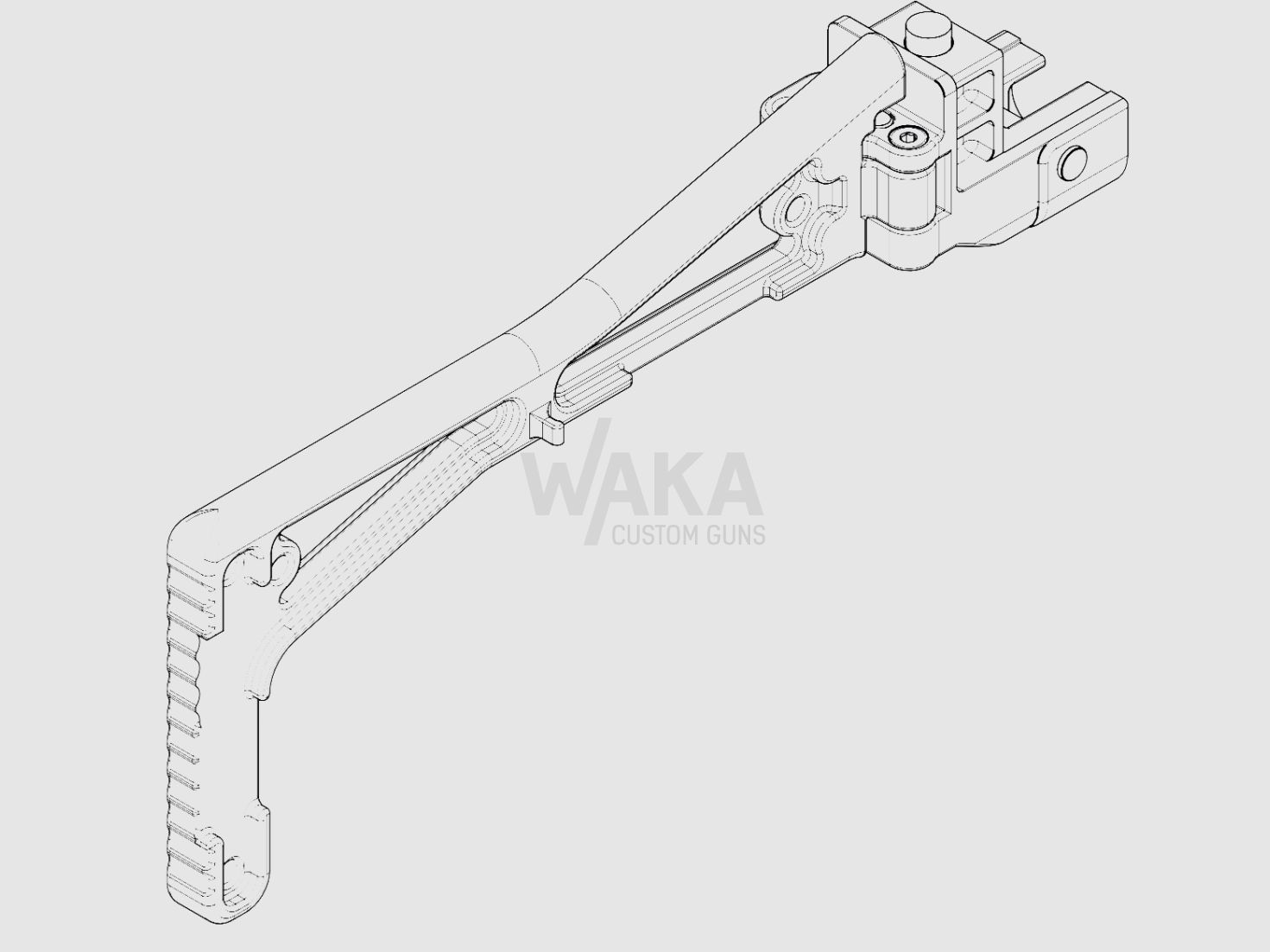 B&T GHM9 Crosse Pliable avec Adaptateur