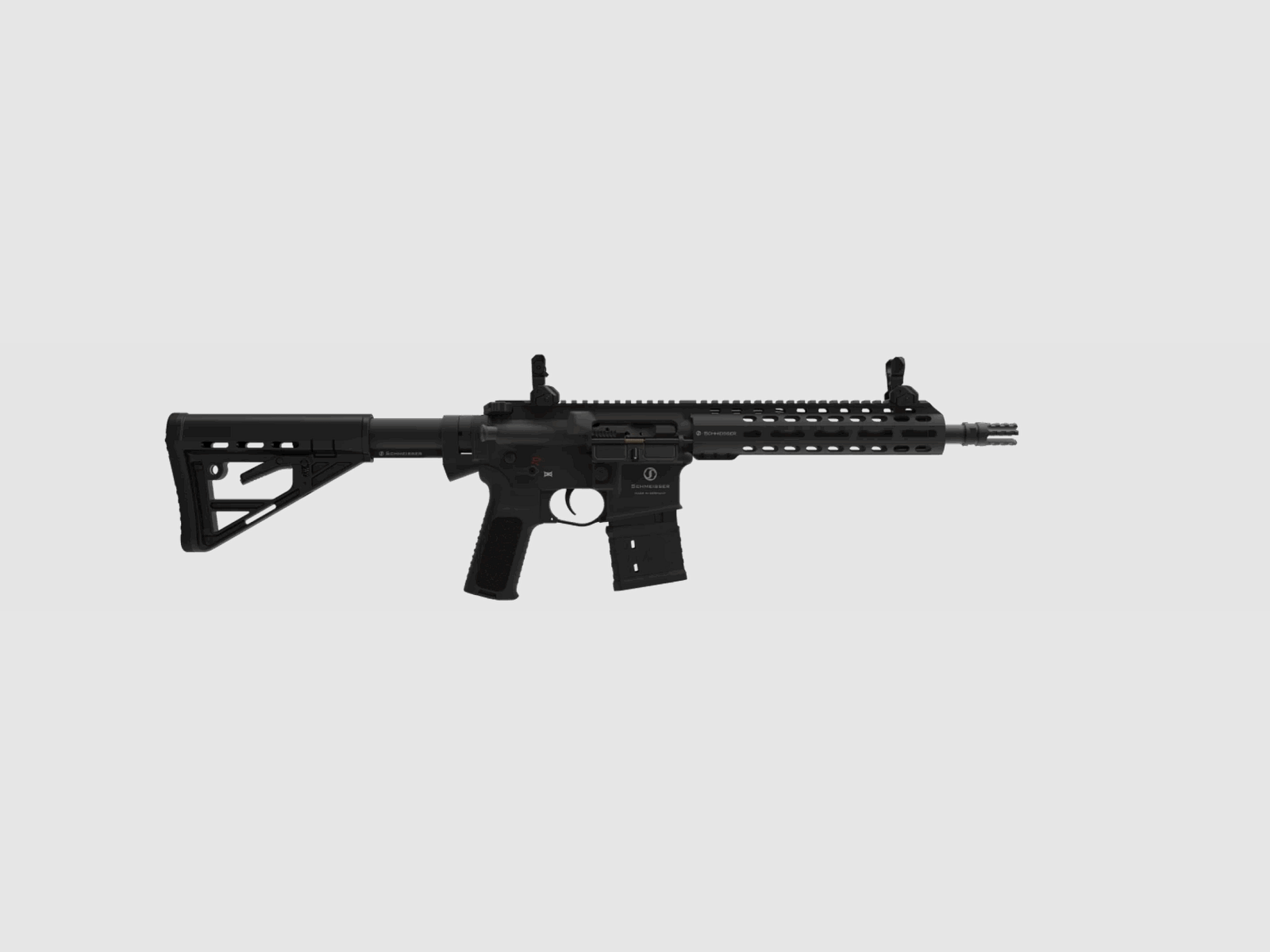 Schmeisser AR15 S4F 10,5″ Kurz Schwarz – Kal. .223 Rem.