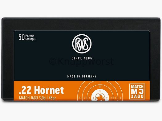 RWS RWS .22 Hornet MJ 3,0g 50 pcs.
