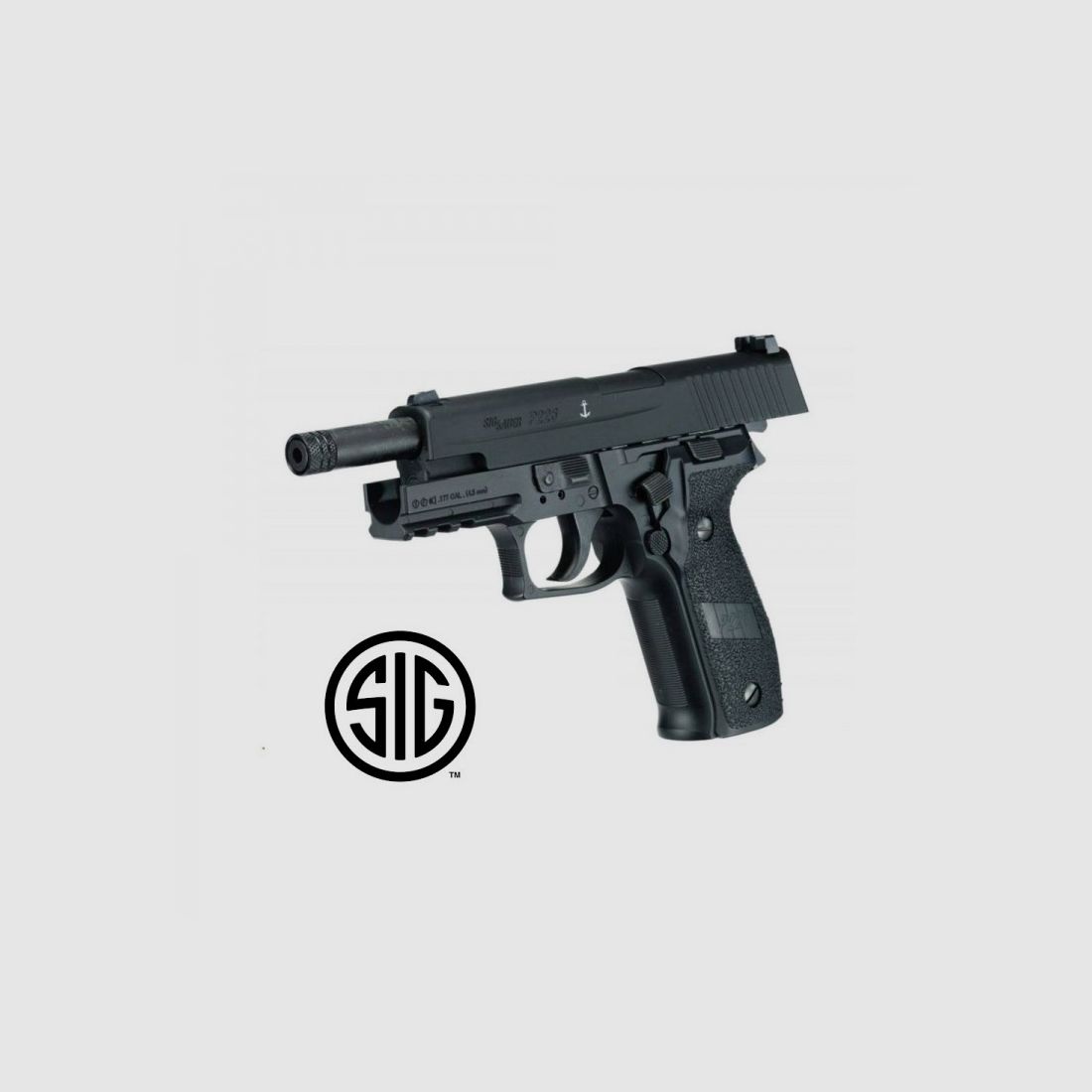 Sig Sauer P226 Black CO2 Pistol - 4.5 mm Pellets / Steel BBs - Blowback, image 5 of 6