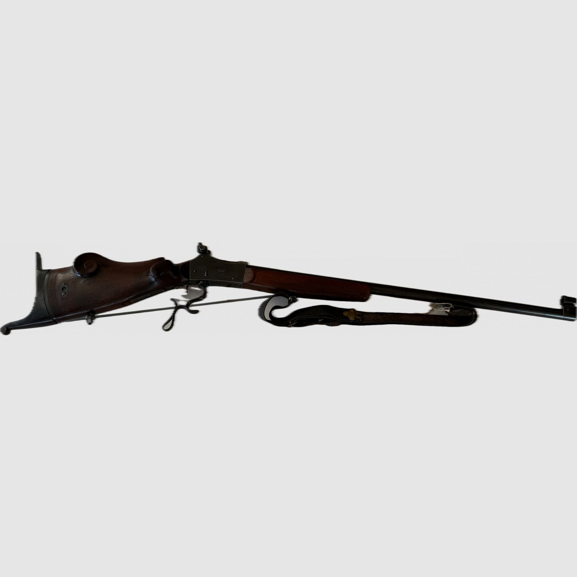 Swiss disc rifle JoH. Gysi Interlaken in caliber .22 LR with falling block action
