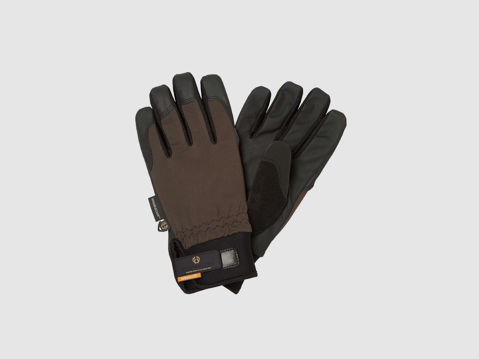 Chevalier Windblocker Shooting Gloves Leather Brown 8