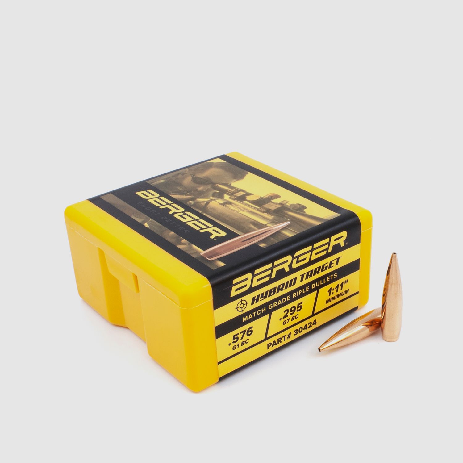 Proiettile Berger .30 Hybrid Target 185GR 100 Pezzi