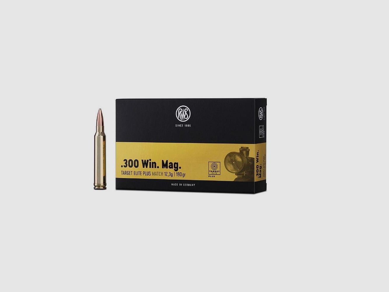 RWS Kal.300 Win. Mag. TARGET ELITE PLUS 12,3g/190gr 20Stk.
