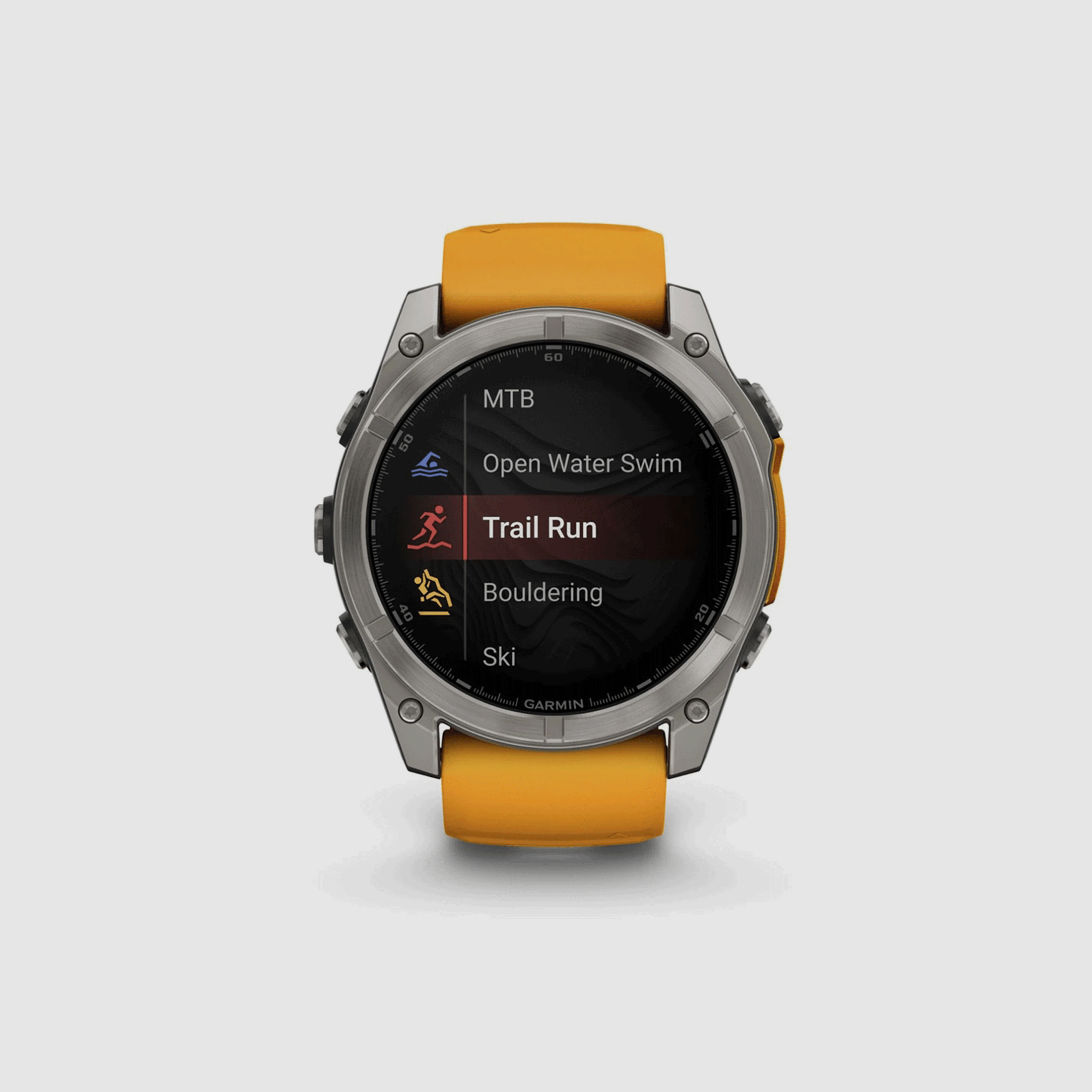 UHR – GARMIN – FĒNIX® 8 | 51MM | AMOLED | SAPPHIRE | Titan & Spark Orange, Bild 7 von 13