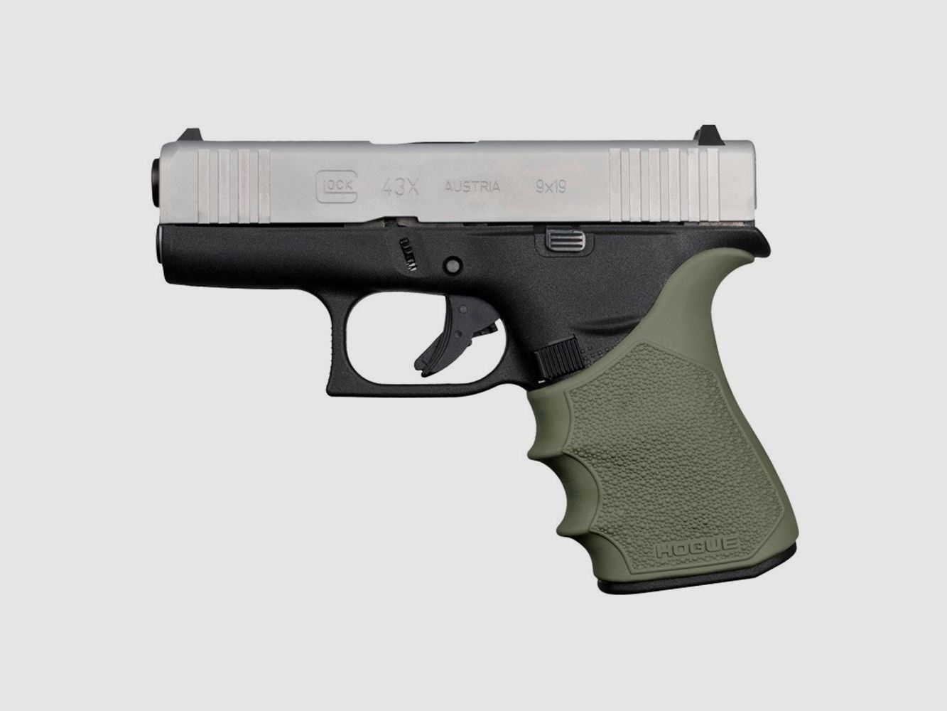 HOGUE HandAll Beavertail Gummigriff für Glock 43X / 48 OD Green