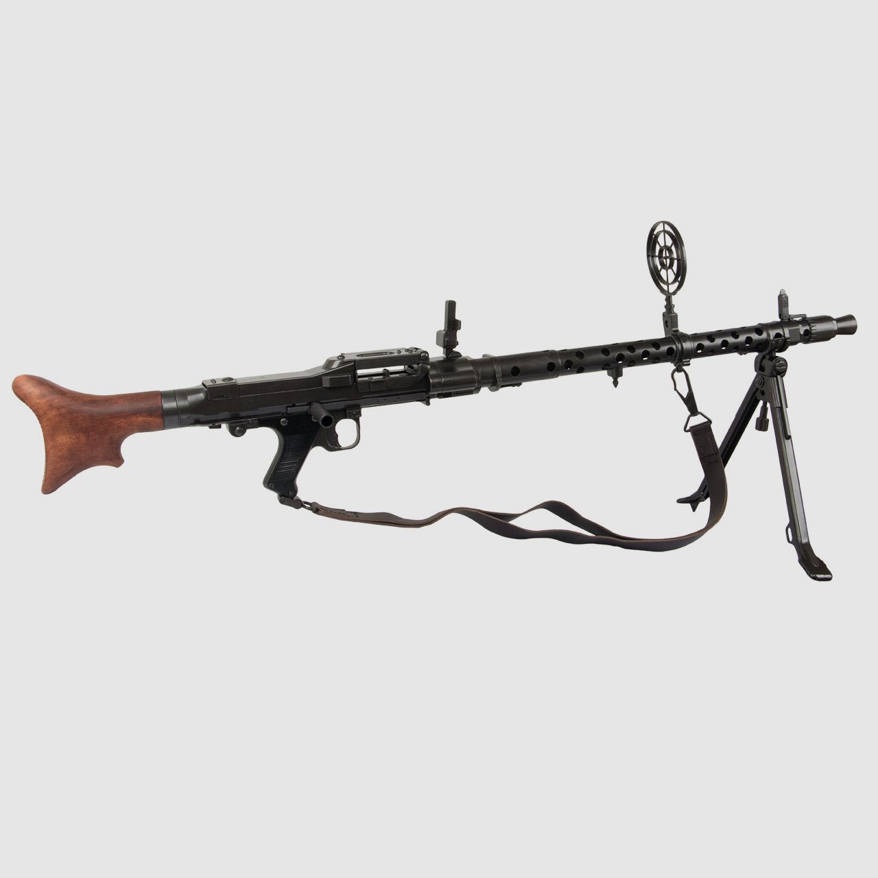 Denix Deko Maschinengewehr Wehrmacht Fliegervisier Kreiskorn MG 34 Deutschland 1934 Zweiter Weltkrieg LĂ¤nge 122 cm