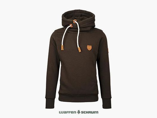 Hubertus Hubertus Hoodie  oliv / braun