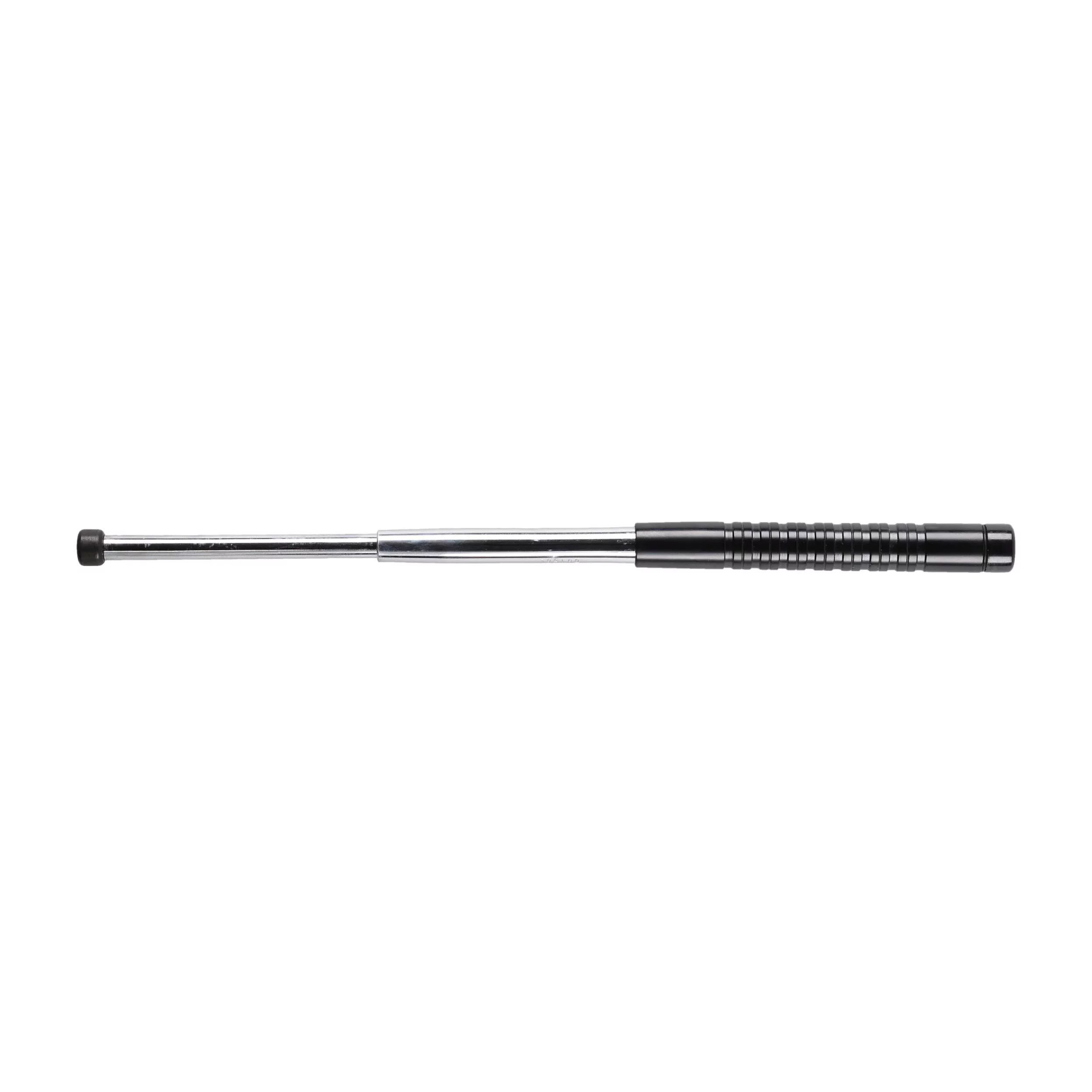 Compact telescopic baton ESP 16" ExB-16HS, silver, hardened, black handle (ExB-16HS Chrome), image 2 of 10