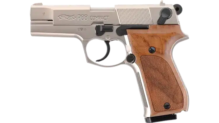 Walther P88 Nickel Wood, 9mm P.A.K, image 1 sur 6