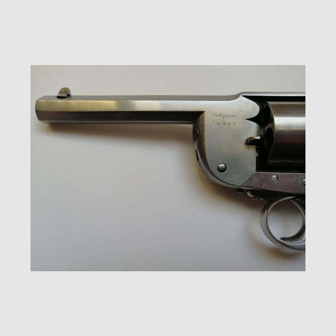 Zeldzame DD LEVAUX breekrevolver – Kaliber 11mm – Zeer goede staat, afbeelding 6 van 26