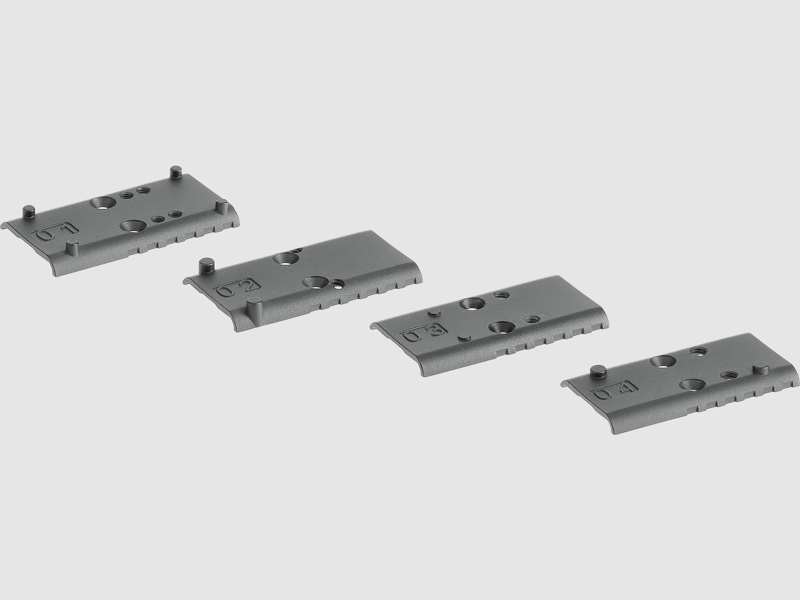 Umarex Adapterplatten 4er Set MOS 1