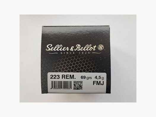 .223 REM S&B FMJ 4,5g/69gr
