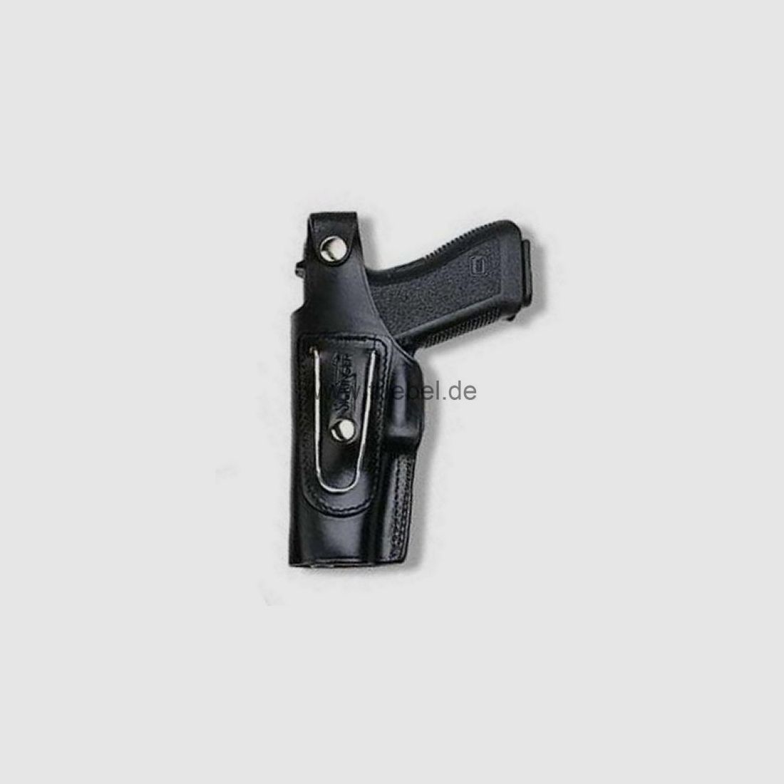 SICKINGER Holster (Leder) f. S&W-L-3'/Cobra/Korth/GP 100 62338  -G-Man schwarz