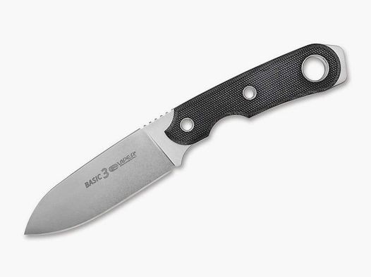 Viper Basic 3 D2 Micarta Black Messer