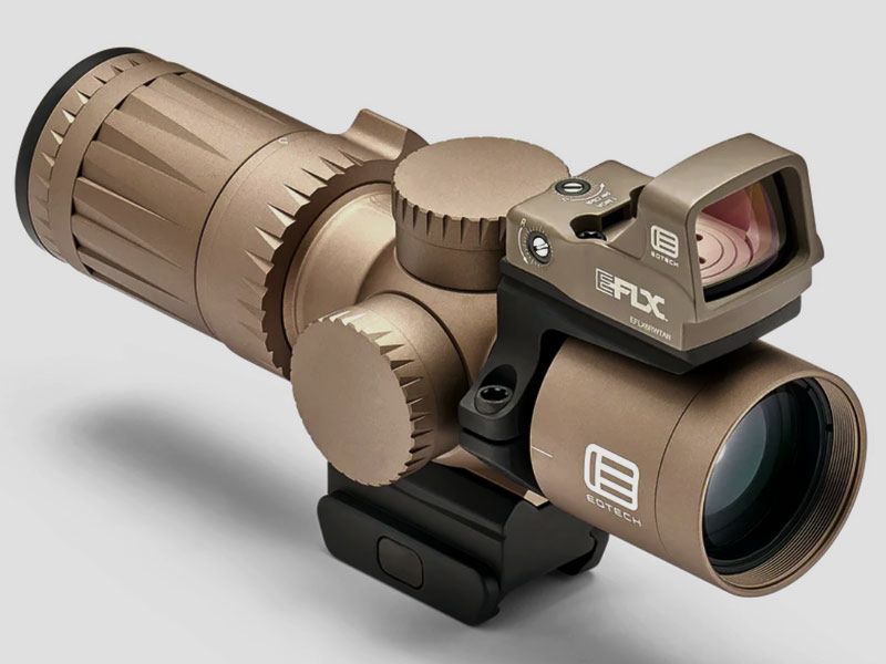 EOTECH Vudu 3-9x32 SFP Ultra Short, TAN MR5-Absehen (mit EFLX + Montagering Komplettpaket)