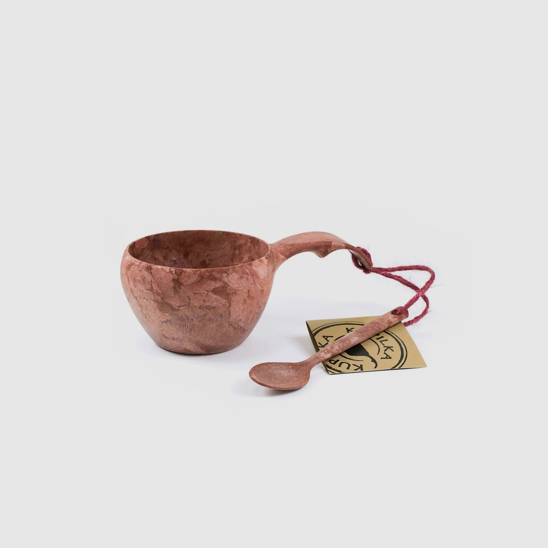 Kupilka Kupilka Trinkbehälter Classic mit Teelöffel 210 ml rot