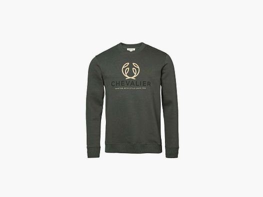 Chevalier Herren Logo Sweatshirt Midnight pine