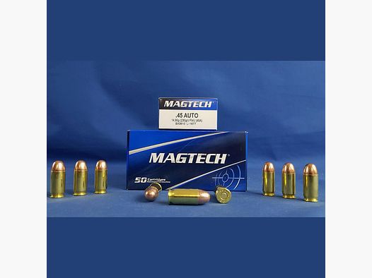 Magtech .45 ACP FMJ 230grs. 14,9g