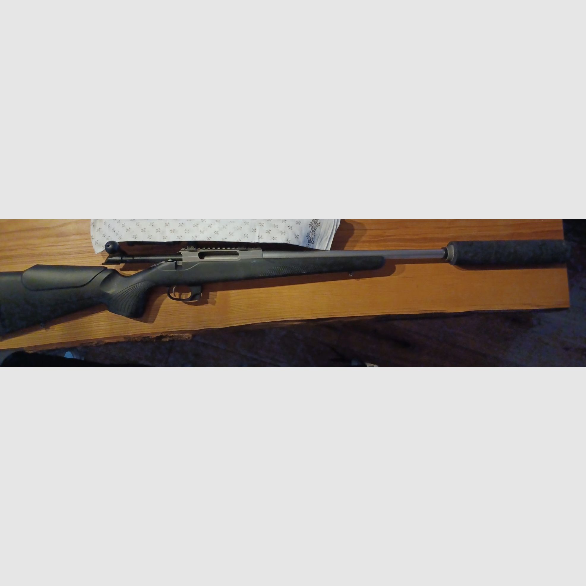 Tikka T3x CTR Edelstahl .Vixen 2.5-10x56 4A Leuchtpunkt Zielfernrohr; u. Schalli