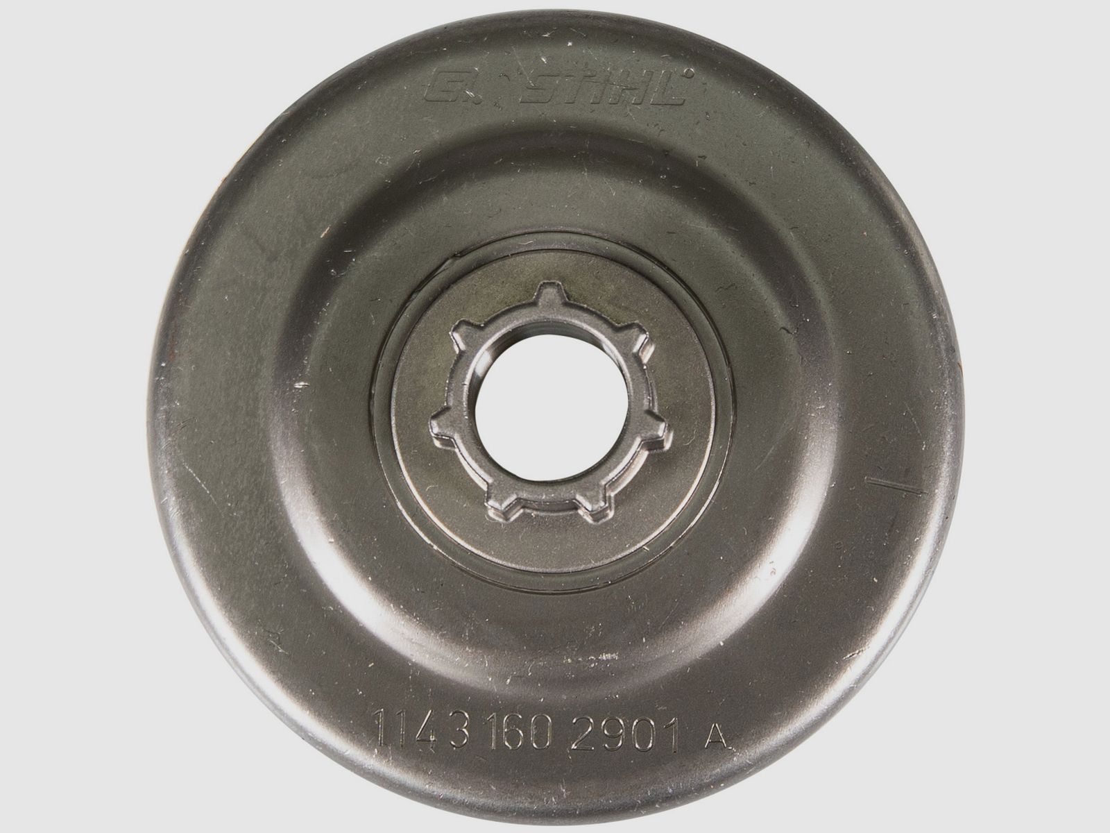 Stihl ring sprocket complete with disc and snap ring 3/8"LP, 7 teeth, Stihl small hub